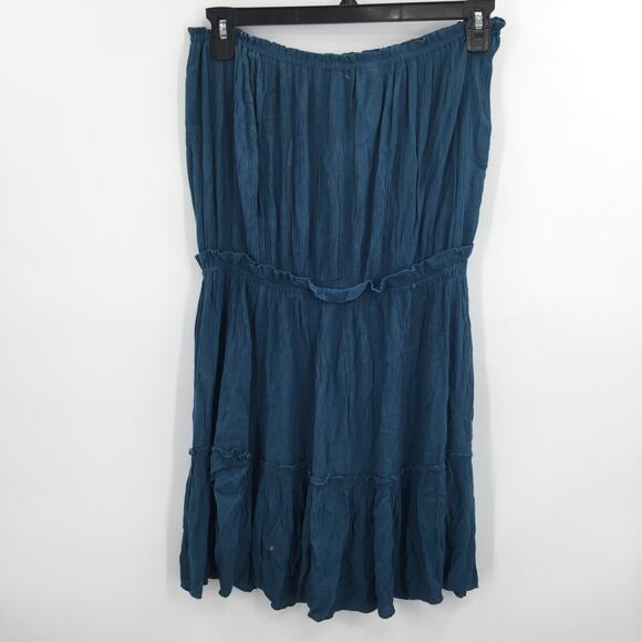 Elan Tie Waist Strapless Mini Dress SZ S - Picture 3 of 6